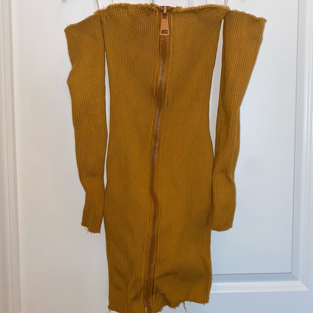 Off the Shoulder Textured Dress